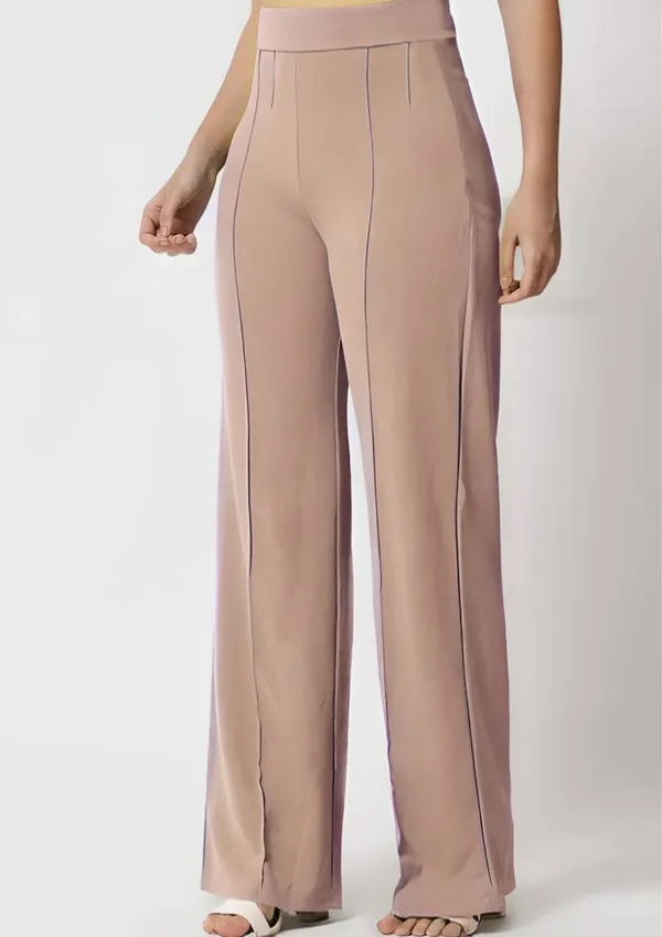 Beige_Viscose_Rayon_Trousers_For_Women