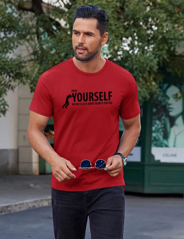Red_Regular_Fit_Pure_Cotton_T-Shirt_For_Men