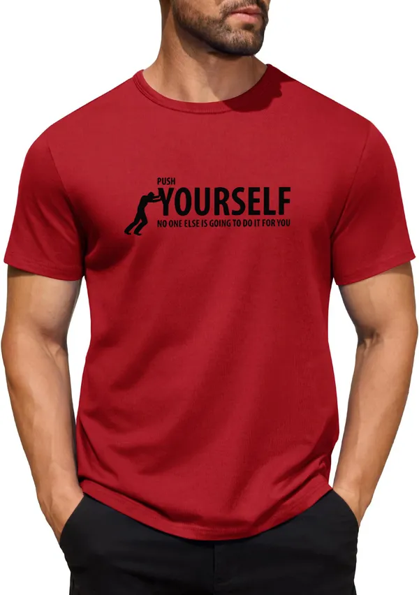 Red_Regular_Fit_Pure_Cotton_T-Shirt_For_Men