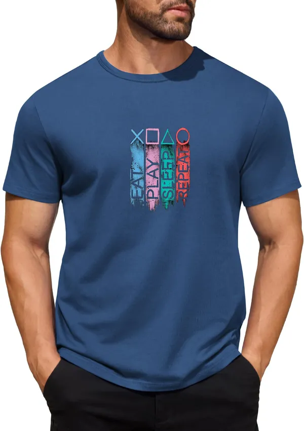 Blue_Regular_Fit_Pure_Cotton_T-Shirt_For_Men