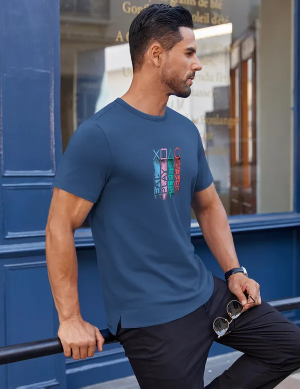 Blue_Regular_Fit_Pure_Cotton_T-Shirt_For_Men