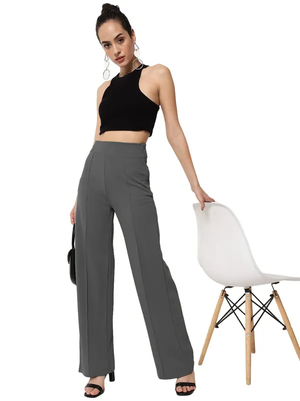 Dark_Grey_Viscose_Rayon_Trousers_For_Women