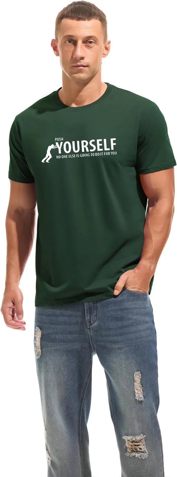 Green_Regular_Fit_Pure_Cotton_T-Shirt_For_Men