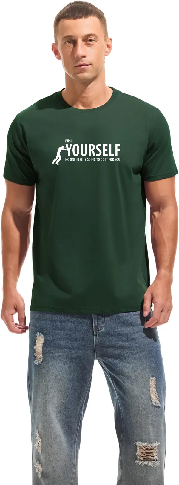 Green_Regular_Fit_Pure_Cotton_T-Shirt_For_Men