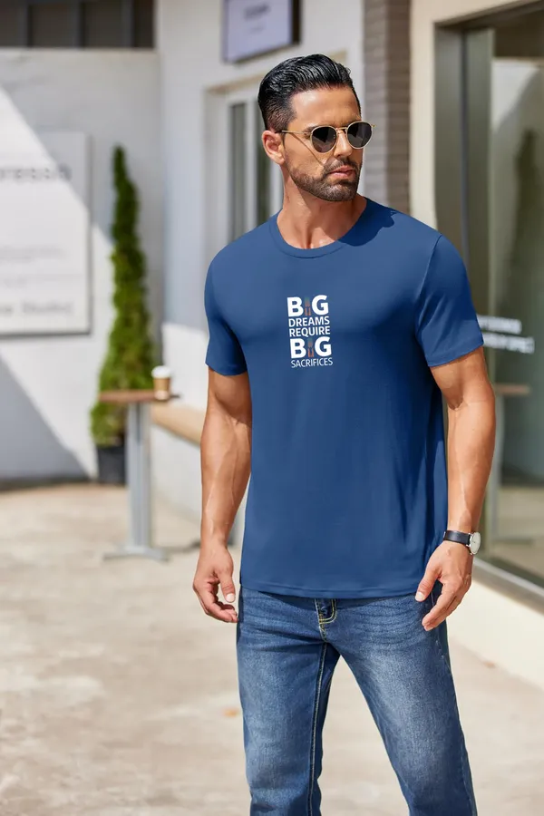 Blue_Regular_Fit_Pure_Cotton_T-Shirt_For_Men