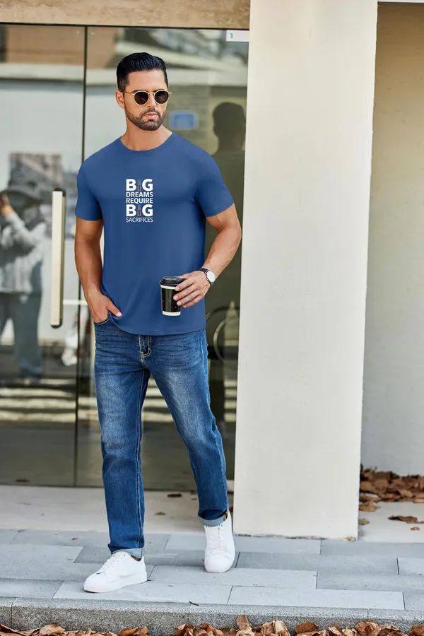 Blue_Regular_Fit_Pure_Cotton_T-Shirt_For_Men
