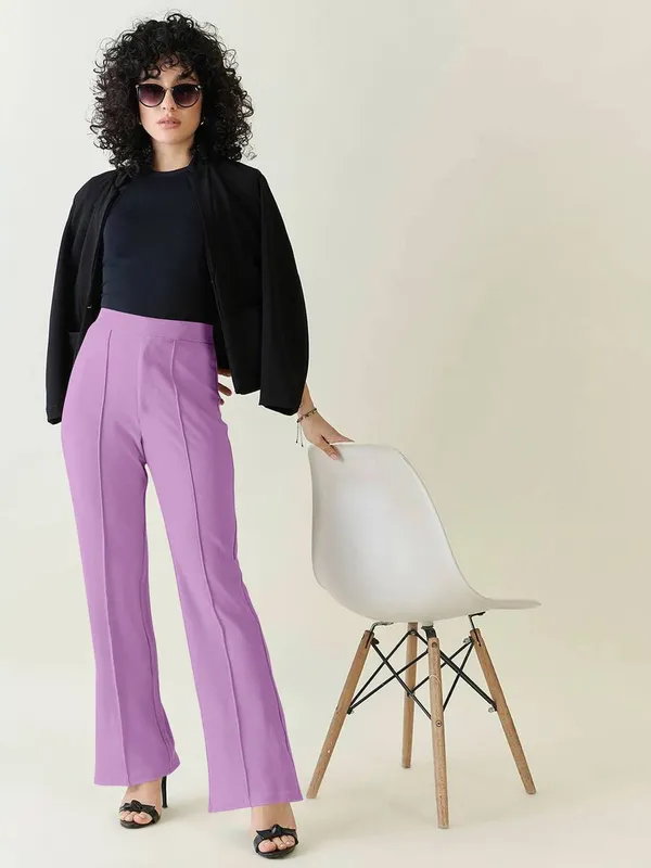 Lavender_Viscose_Rayon_Trousers_For_Women