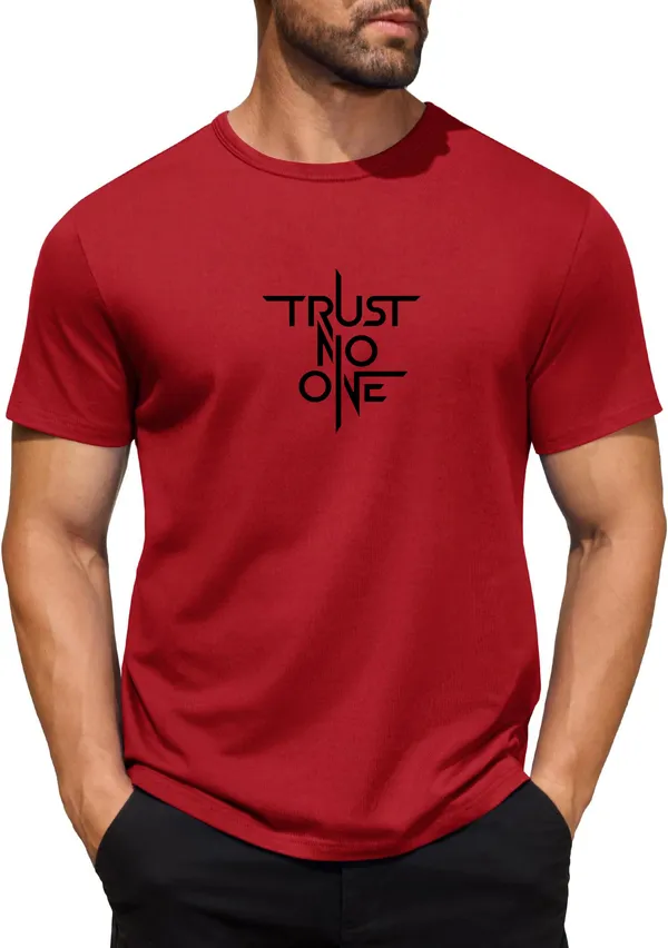 Red_Regular_Fit_Pure_Cotton_T-Shirt_For_Men