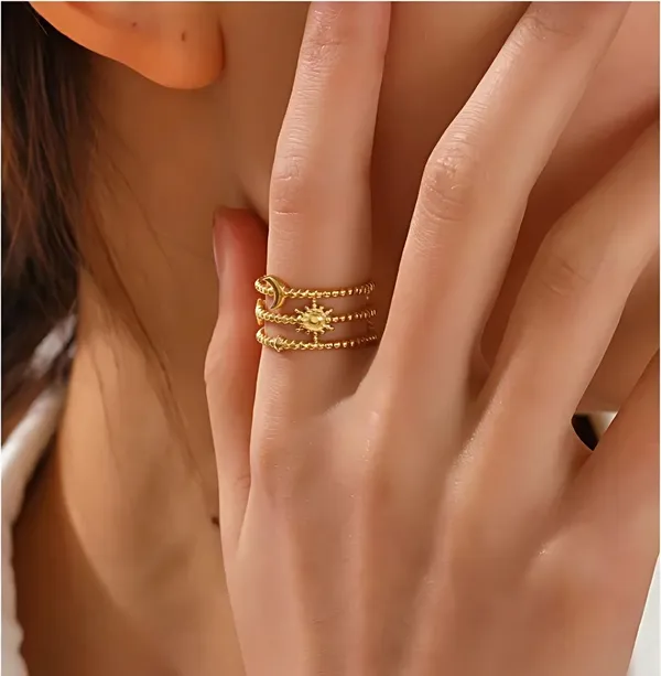Gold_The_Moon,_Stars_&_Sun_Three_Layer_Ring_Anti-Tarnish_Stainless_Steel_Adjustable_Ring