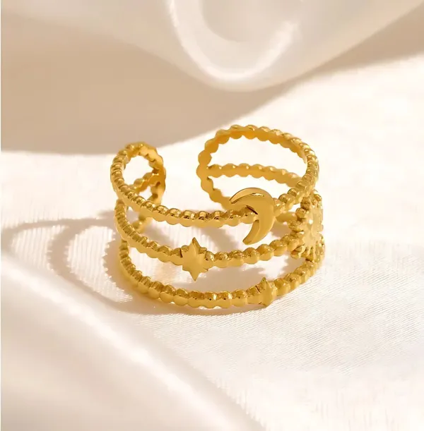 Gold_The_Moon,_Stars_&_Sun_Three_Layer_Ring_Anti-Tarnish_Stainless_Steel_Adjustable_Ring