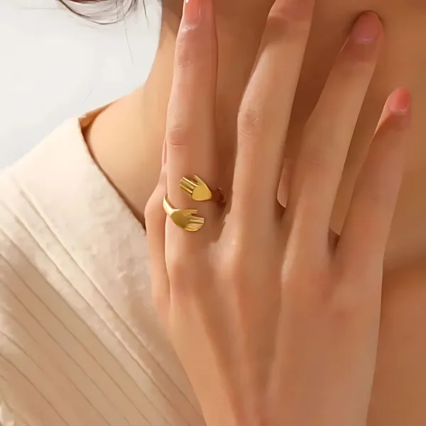 Gold_Trendy_Hug_Anti-Tarnish_Stainless_Steel_Adjustable_Ring