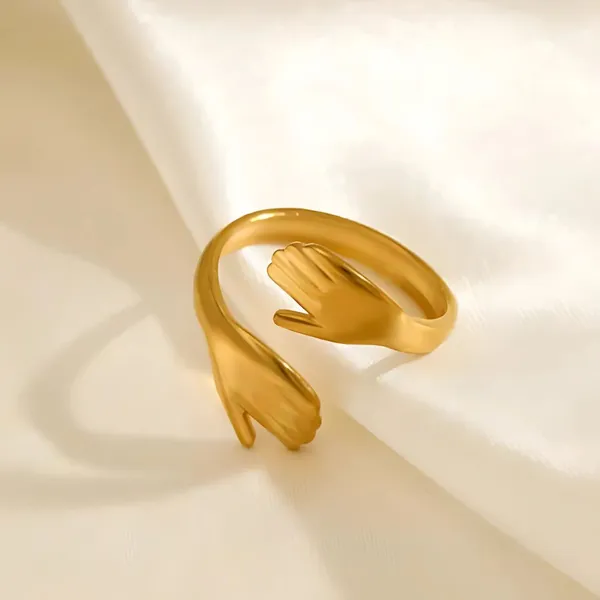 Gold_Trendy_Hug_Anti-Tarnish_Stainless_Steel_Adjustable_Ring