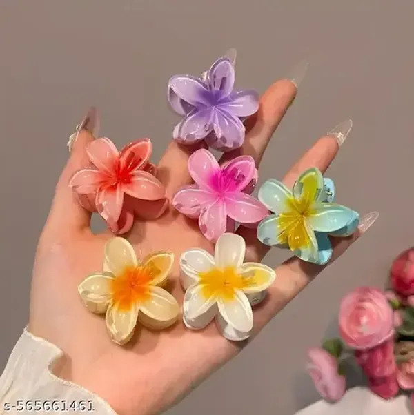 Pack_of_6_-_Multicolor_Tropical_Bloom_Flower_Small_Hair_Claw_Claips