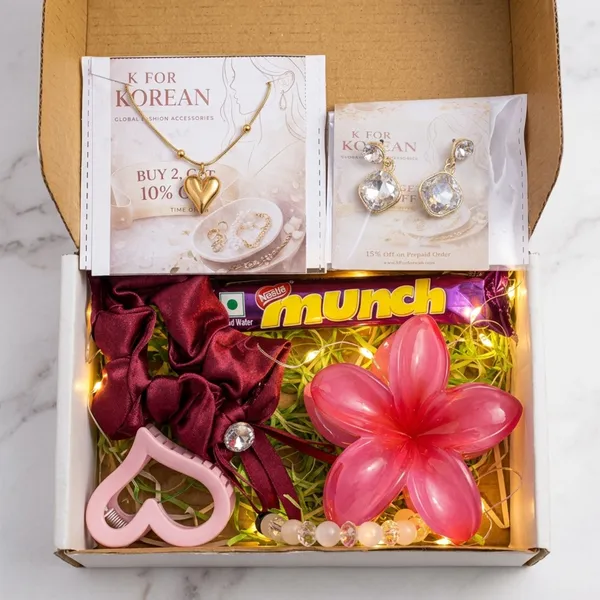 Gift_Box_for_Women_–_Gold_Heart_Pendant_Necklace,_Crystal_Drop_Earrings,_Satin_Scrunchie,_Hair_Clips