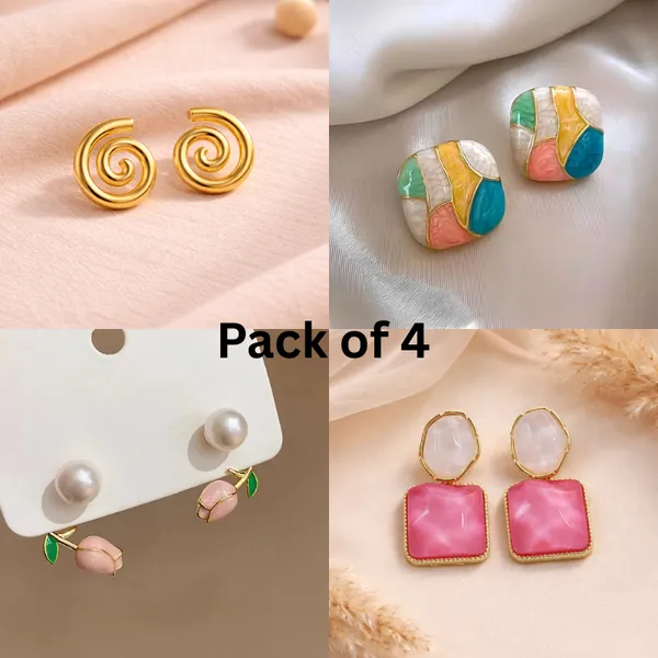 Pack_of_4_-_Elegant_Studs_for_Women_|_Minimal_&_Aesthetic_|_Anti_Tarnish