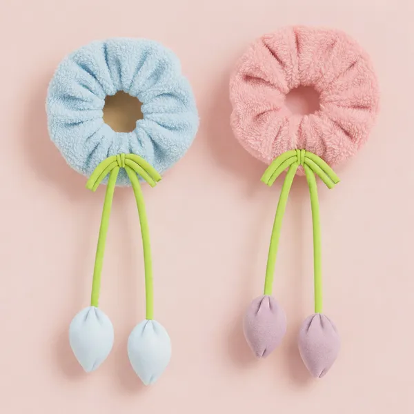 Pack_Of_2_Trendy_Tulip_Tassels__Soft_Velvet_Scrunchies