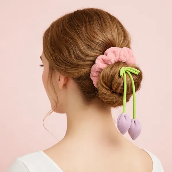 Pack_Of_2_Trendy_Tulip_Tassels__Soft_Velvet_Scrunchies
