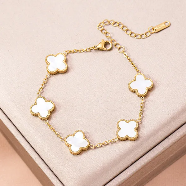 White_Clover_Anti-Tarnish_Bracelet