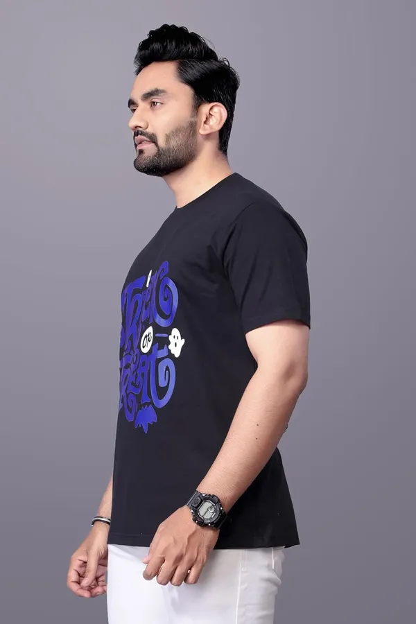 Black_Stylish_Soft_Cotton_Fabric,_Vibrant_Designs,_Perfect_Casual_Wear_And_Everyday_Comfort_Regular_Fit_T-Shirt_For_Men