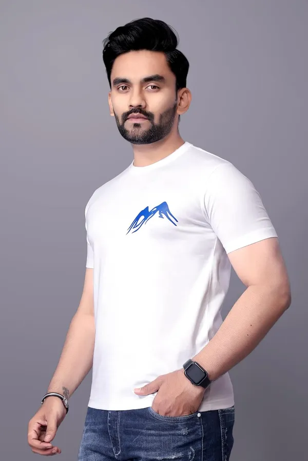 White_Cotton_Stylish_Graphic_Design,_Comfortable,_Breathable_Casual_Regular_Fit_T-Shirt_For_Men