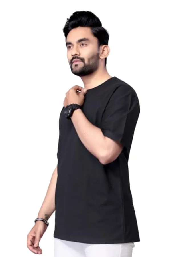 Black_Cotton_Comfortable,_Stylish,_Perfect_Casual_Wear_And_Everyday_Comfort_Relaxed_Fit_Oversize_T-Shirt_For_Men