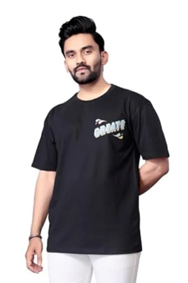 Black_Classic_Cotton_Comfortable,_Lightweight,_And_Stylish_Regular_Fit_T-Shirt_For_Men