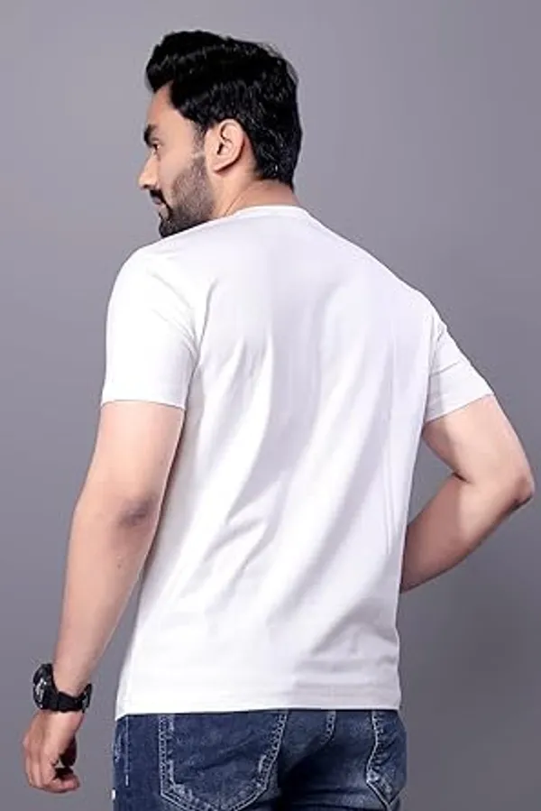 White_I_Need_Coffee_Classic_Cotton_Comfortable,_Lightweight,_And_Stylish_Regular_Fit_T-Shirt_For_Men
