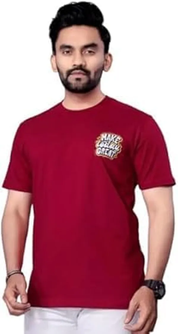 Red_Classic_Cotton_Comfortable,_Lightweight,_And_Stylish_Regular_Fit_T-Shirt_For_Men