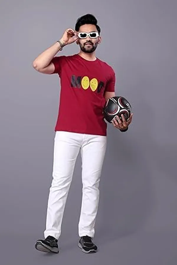 Red_Classic_Cotton_Comfortable,_Lightweight,_And_Stylish_Regular_Fit_T-Shirt_For_Men