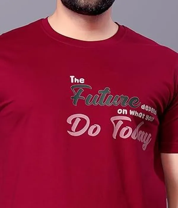 Red_Classic_Cotton_Comfortable,_Lightweight,_And_Stylish_Regular_Fit_T-Shirt_For_Men