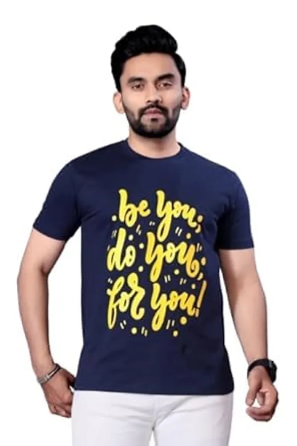 Blue_Classic_Cotton_Comfortable,_Lightweight,_And_Stylish_Regular_Fit_T-Shirt_For_Men
