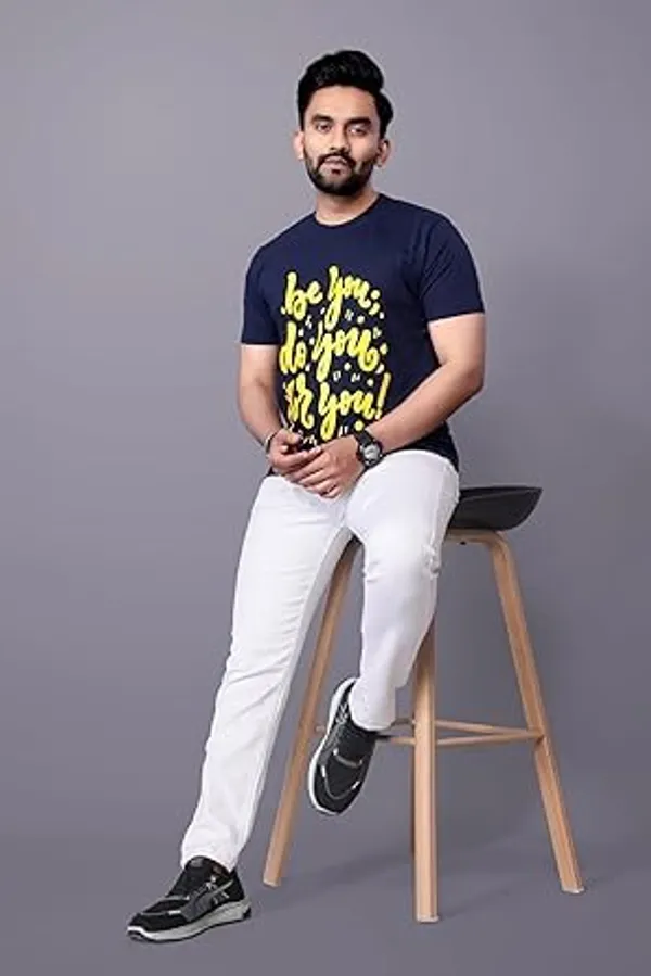 Blue_Classic_Cotton_Comfortable,_Lightweight,_And_Stylish_Regular_Fit_T-Shirt_For_Men
