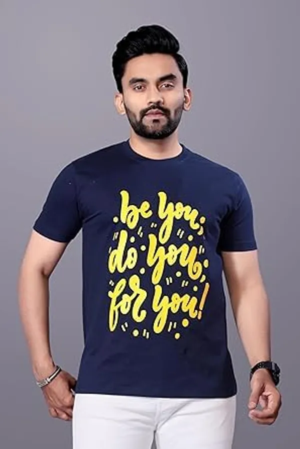 Blue_Classic_Cotton_Comfortable,_Lightweight,_And_Stylish_Regular_Fit_T-Shirt_For_Men