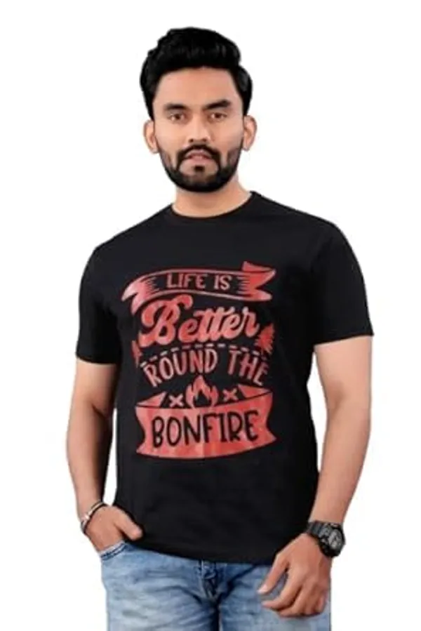 Black_Classic_Cotton_Comfortable,_Lightweight,_And_Stylish_Regular_Fit_T-Shirt_For_Men