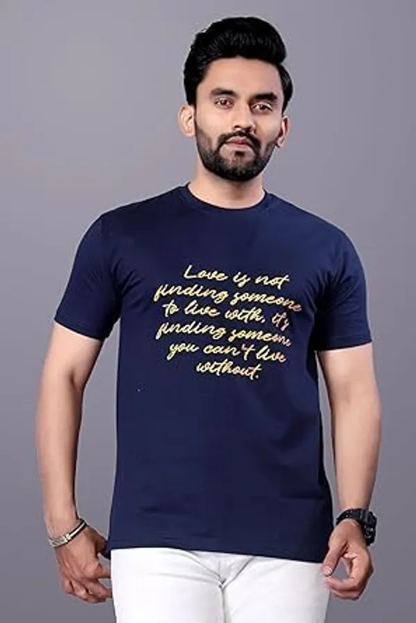 Blue_Classic_Cotton_Comfortable,_Lightweight,_And_Stylish_Regular_Fit_T-Shirt_For_Men