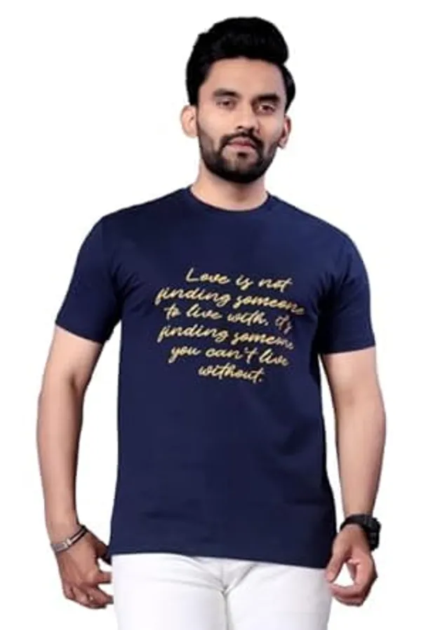 Blue_Classic_Cotton_Comfortable,_Lightweight,_And_Stylish_Regular_Fit_T-Shirt_For_Men