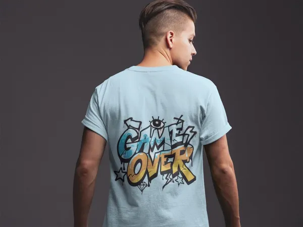 Game_Over_Sky_Blue_Classic_Cotton_Comfortable,_Lightweight,_And_Stylish_Regular_Fit_T-Shirt_For_Men