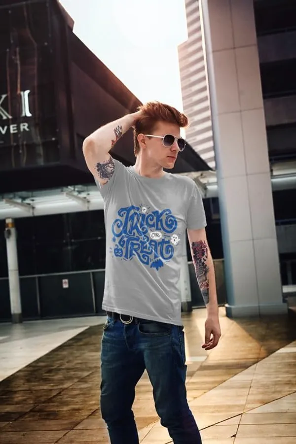 Grey_Classic_Cotton_Comfortable,_Lightweight,_And_Stylish_Regular_Fit_T-Shirt_For_Men
