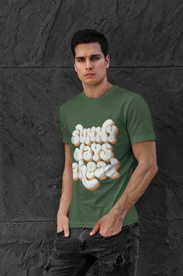 Green_Classic_Cotton_Comfortable,_Lightweight,_And_Stylish_Regular_Fit_T-Shirt_For_Men