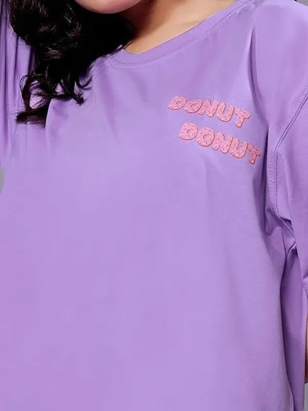 Lavender_Cotton_Top_With_Digital_Prints_Sophisticated_Design_Stylish_Comfort_Oversize_T-Shirt_For_Women