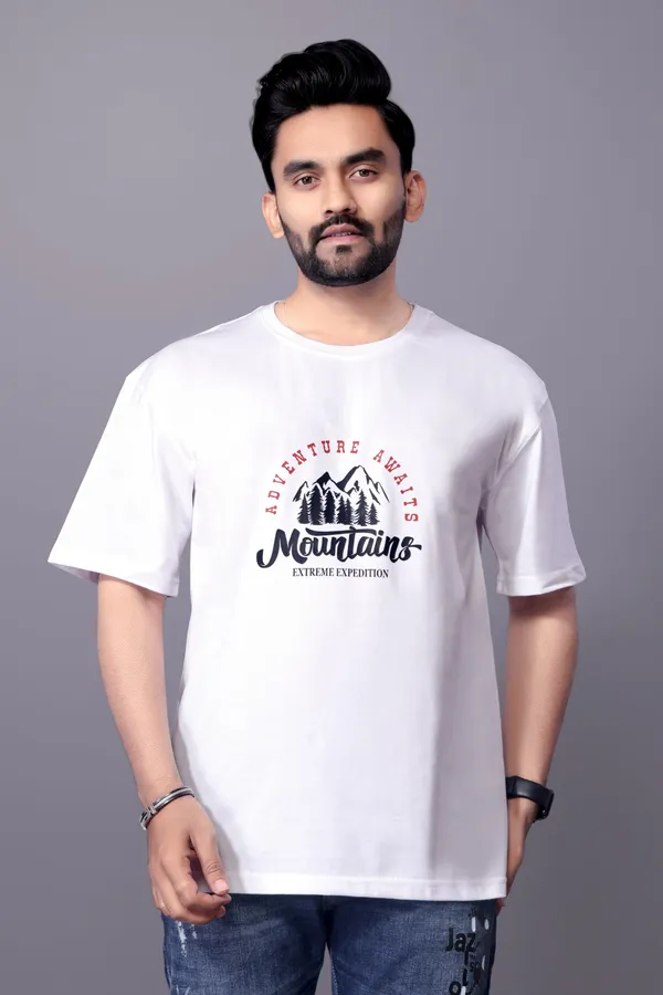 White_Mountains_Stylish_Cotton_With_Prints_Elegant_Design_Perfect_Blend_Of_Comfort_Versatility_And_Timeless_Style_Oversize_T-Shirt_For_Men