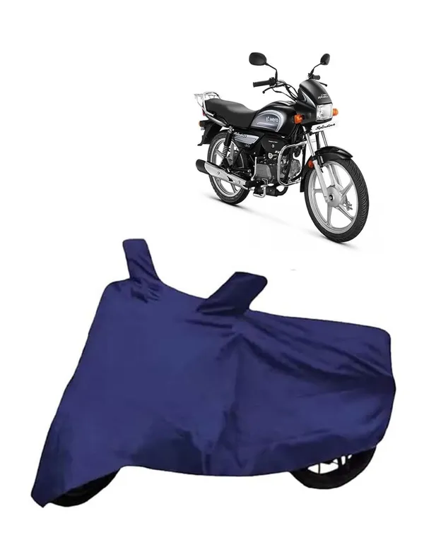 AASHTIK_MART_Bike/Scooty_Cover_for_Hero_Splendor_Plus,_Blue