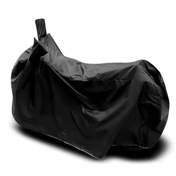Aksmit_Universal_Two_Wheeler_Bike/Scooty_Body_Cover_Heat_Protection/Water_Resistance/UV-Rays/Birds_Dropping/Scratch_Proof/Dust_Proof_(Black)