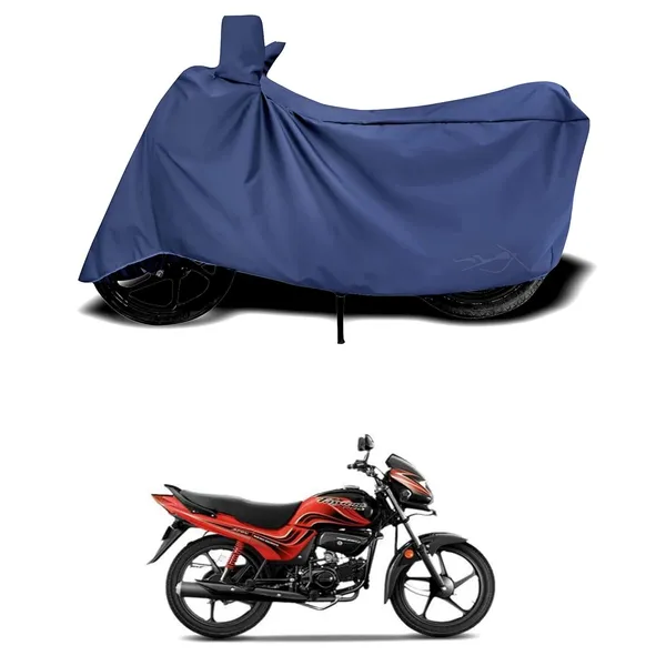New_Hero_Passion_Pro_I3S_Water_Resistant_-_UV_Protection_&_Dust_Proof_Full_Bike_-_Scooty_Two_Wheeler_Body_Cover_For_Hero_Passion_Pro_I3S_(Navy_Blue)