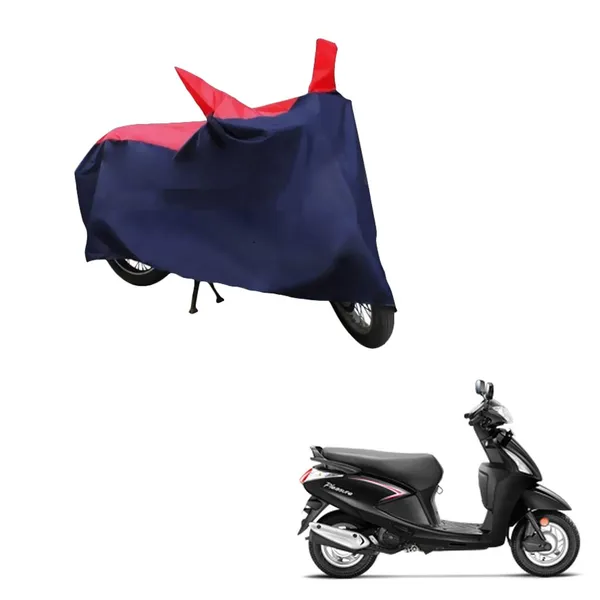 New_Hero_Pleasure_Waterproof_-_UV_Protection_&_Dust_Proof_Full_Bike_-_Scooty_Two_Wheeler_Body_Cover_For_Hero_Pleasure_(Red_Blue)