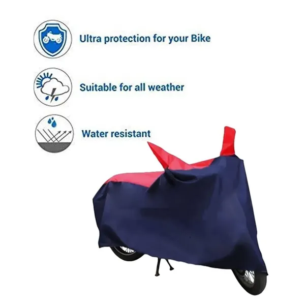 New_Hero_Pleasure_Waterproof_-_UV_Protection_&_Dust_Proof_Full_Bike_-_Scooty_Two_Wheeler_Body_Cover_For_Hero_Pleasure_(Red_Blue)