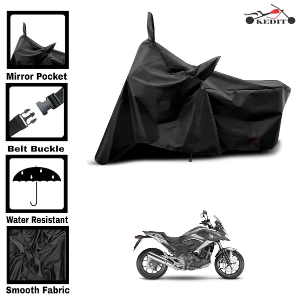 H_Cb_200X_Motorcycle_Bike_Scooty_Cover_Black_Water_Resistant_-_UV_Protection_&_Dust_Proof_Bike_-_Scooty_Two_Wheeler_Body_Cover_H_Cb_200X