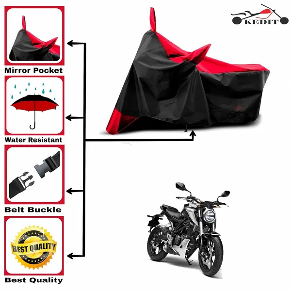 H_Cb_300R_Bike_Cover_Water_Resistant_Cb_300R_Bike_Cover_Cb_300R_Cover_Dust_Proof_Cb_300R_Body_Cover_Sun_Protection,Bike_Cover_Cb_300R_Bike_Body_Cover_Cb_300R_Red_Patta