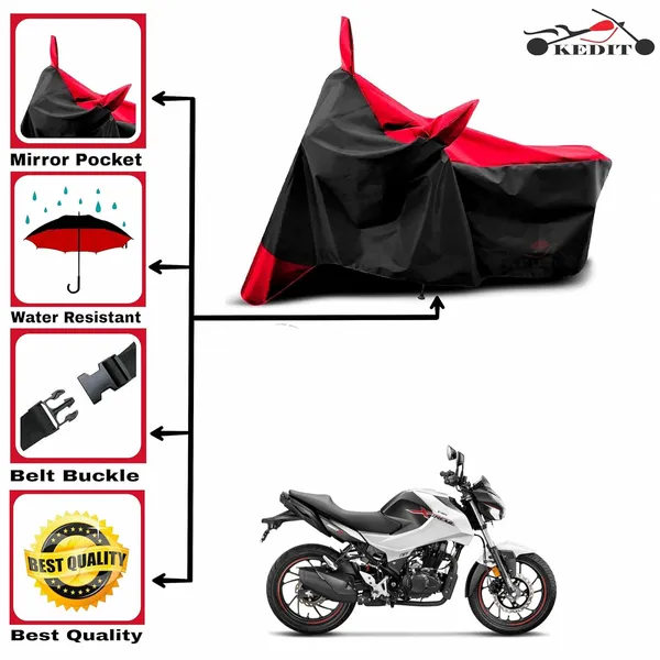 Hero_Xtreme_160_R_Bike_Cover_Water_Resistant_Xtreme_160_R_Bike_Cover_Xtreme_160_R_Cover_Dust_Proof_Xtreme_160_R_Body_Cover,Bike_Cover_Xtreme_160_R_Bike_Body_Cover_Xtreme_160_R_Red_Patta