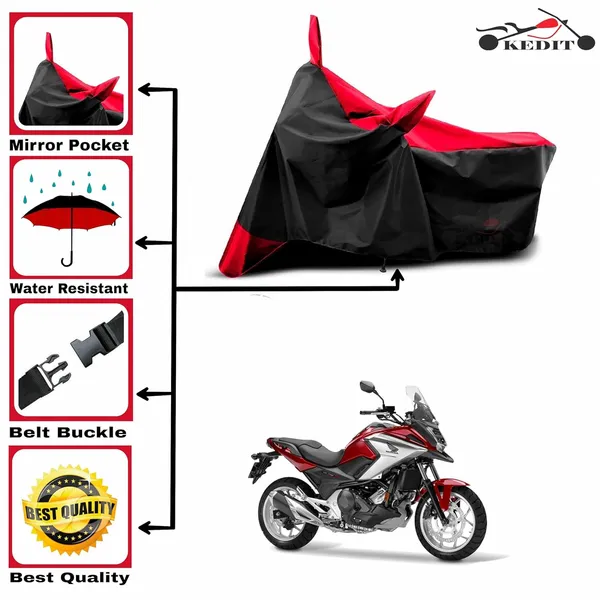 H_Cb200_Bike_Cover_Water_Resistant_Cb200_Bike_Cover_Cb200_Cover_Dust_Proof_Cb200_Body_Cover_Sun_Protection,Bike_Cover_Cb200_Bike_Body_Cover_Cb200_Red_Patta
